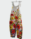 Kalo - Retro gėlių viso ilgio jumpsuit